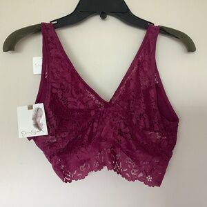 NWT JESSICA SIMPSON Lace Padded Bra